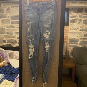 AE ripped skinny jeans